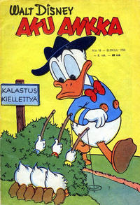 Cover Thumbnail for Aku Ankka (Sanoma, 1951 series) #16/1958