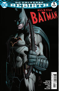 Cover Thumbnail for All Star Batman (DC, 2016 series) #1 [John Romita Jr. / Danny Miki "Batman" Cover]