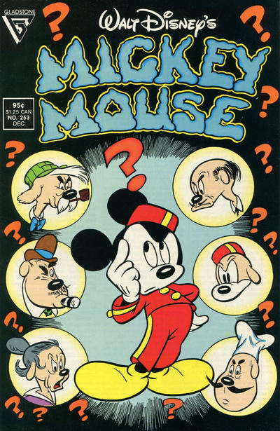 Cover for Mickey Mouse (Gladstone, 1986 series) #253 [Direct]