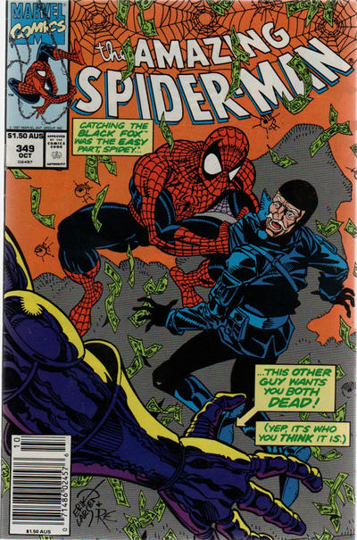 Cover for The Amazing Spider-Man (Marvel, 1963 series) #349 [Australian]