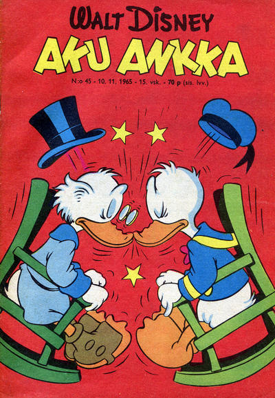 Cover for Aku Ankka (Sanoma, 1951 series) #45/1965