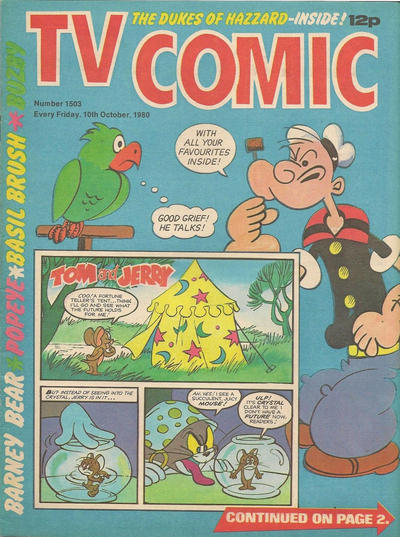 Cover for TV Comic (Polystyle Publications, 1951 series) #1503