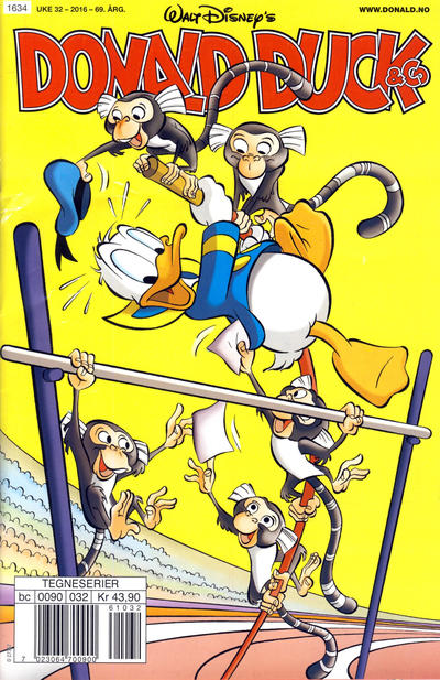 Cover for Donald Duck & Co (Hjemmet / Egmont, 1948 series) #32/2016