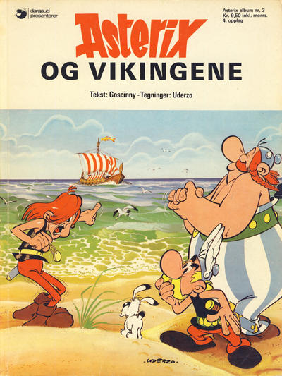 Cover for Asterix (Hjemmet / Egmont, 1969 series) #3 - Asterix og vikingene [4. opplag]