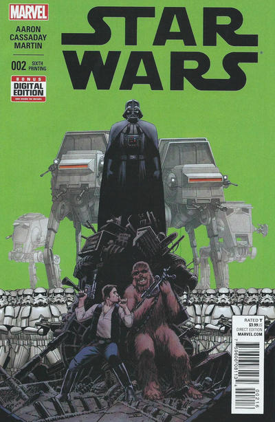 Cover for Star Wars (Marvel, 2015 series) #2 [Sixth Printing Variant]