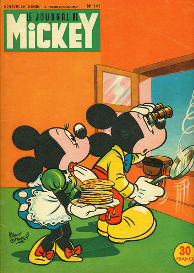 Cover for Le Journal de Mickey (Hachette, 1952 series) #141