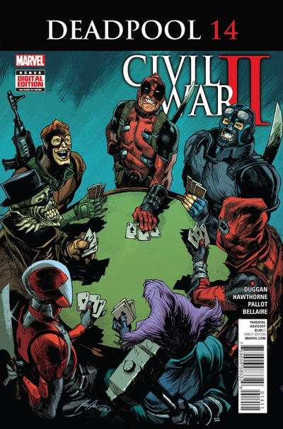 Cover for Deadpool (Marvel, 2016 series) #14