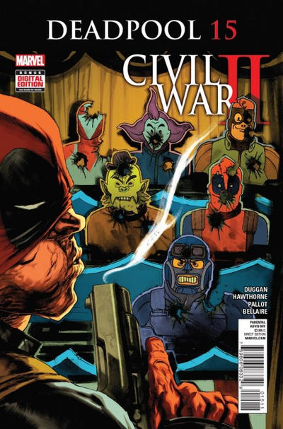 Cover for Deadpool (Marvel, 2016 series) #15