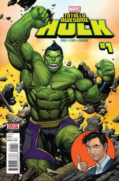 Cover for Totally Awesome Hulk (Marvel, 2016 series) #1 [Frank Cho]