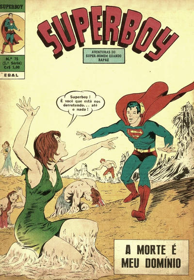 Cover for Superboy (Editora Brasil-América [EBAL], 1966 series) #75