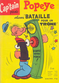 Cover Thumbnail for Cap'tain présente Popeye (spécial) (Société Française de Presse Illustrée (SFPI), 1962 series) #4