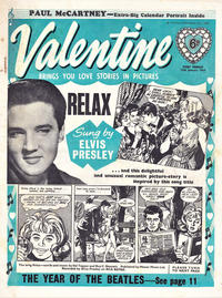 Cover Thumbnail for Valentine (IPC, 1957 series) #11 January 1964