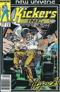 Cover Thumbnail for Kickers, Inc. (Marvel, 1986 series) #6 [Newsstand]