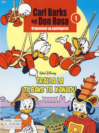 Cover Thumbnail for Carl Barks og Don Rosa (Hjemmet / Egmont, 2016 series) #1 - Tralla La; Tilbake til Xanadu