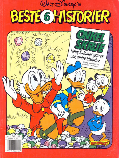 Cover for Walt Disney's Beste Historier (Hjemmet / Egmont, 1991 series) #6 - Onkel Skrue - Kong Salomos gruver og andre historier