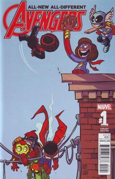 Cover for All-New All-Different Avengers Annual (Marvel, 2016 series) #1 [Incentive Mahmud Asrar / Jay Fosgitt Variant]
