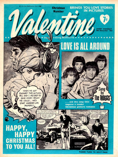 Cover for Valentine (IPC, 1957 series) #30 December 1967
