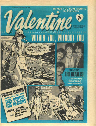 Cover for Valentine (IPC, 1957 series) #15 July 1967
