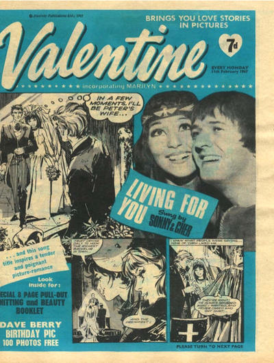 Cover for Valentine (IPC, 1957 series) #11 February 1967