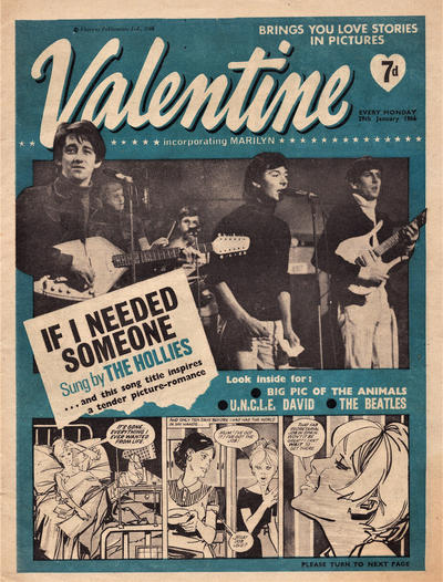 Cover for Valentine (IPC, 1957 series) #29 January 1966