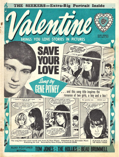 Cover for Valentine (IPC, 1957 series) #10 April 1965