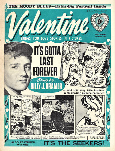 Cover for Valentine (IPC, 1957 series) #20 March 1965