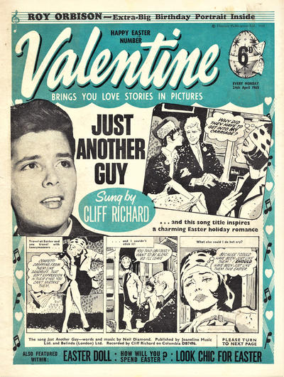 Cover for Valentine (IPC, 1957 series) #24 April 1965
