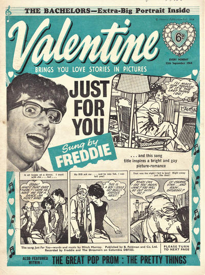 Cover for Valentine (IPC, 1957 series) #12 September 1964