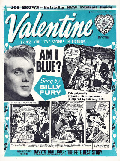 Cover for Valentine (IPC, 1957 series) #11 April 1964