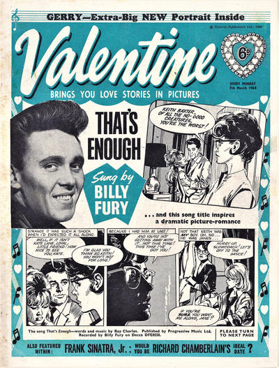 Cover for Valentine (IPC, 1957 series) #7 March 1964