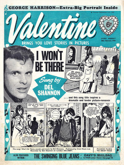 Cover for Valentine (IPC, 1957 series) #29 February 1964