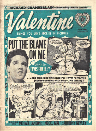 Cover for Valentine (IPC, 1957 series) #24 February 1962