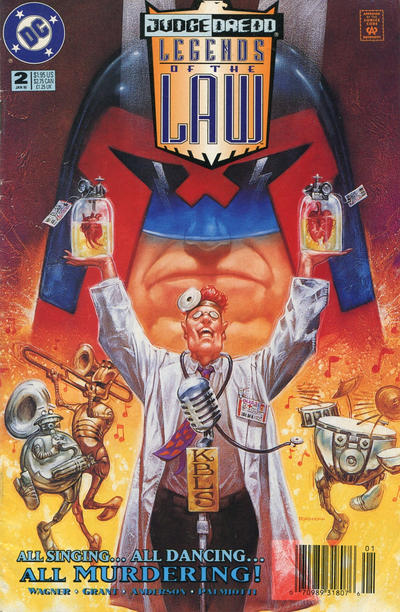 Cover for Judge Dredd: Legends of the Law (DC, 1994 series) #2 [Newsstand]