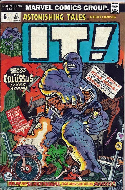 Cover for Astonishing Tales (Marvel, 1970 series) #21 [British]