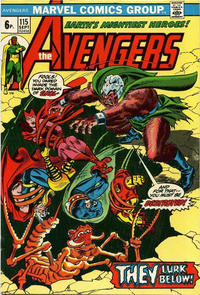 Cover for The Avengers (Marvel, 1963 series) #115 [British]