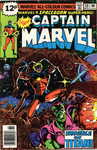 Cover Thumbnail for Captain Marvel (Marvel, 1968 series) #59 [British]