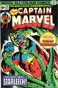 Cover for Captain Marvel (Marvel, 1968 series) #40 [British]