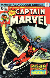 Cover for Captain Marvel (Marvel, 1968 series) #37 [British]