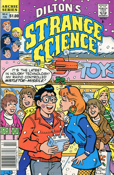 Cover for Dilton's Strange Science (Archie, 1989 series) #4 [Newsstand]