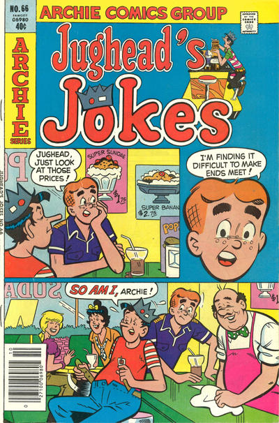 Cover for Jughead's Jokes (Archie, 1967 series) #66