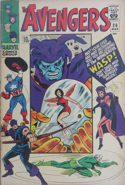 Cover for The Avengers (Marvel, 1963 series) #26 [Regular Edition]