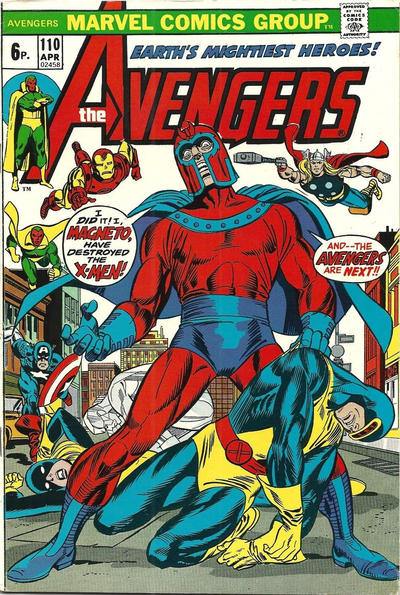 Cover for The Avengers (Marvel, 1963 series) #110 [British]