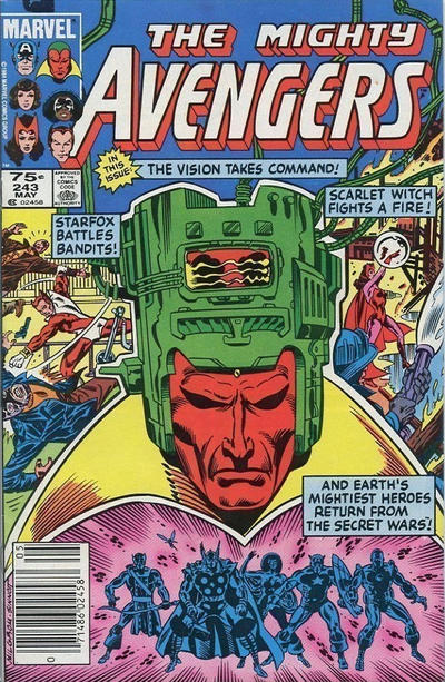 Cover for The Avengers (Marvel, 1963 series) #243 [Canadian]