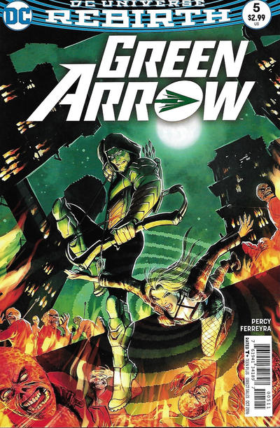 Cover for Green Arrow (DC, 2016 series) #5 [Juan Ferreyra Cover]