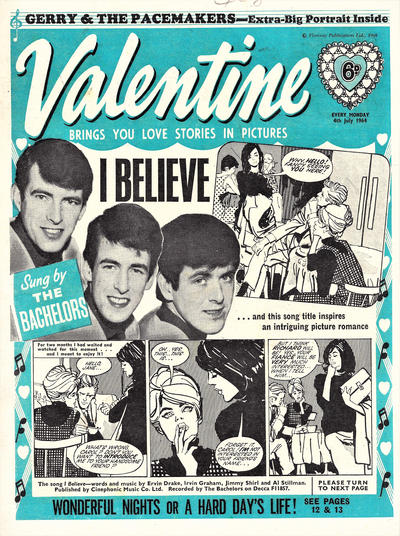 Cover for Valentine (IPC, 1957 series) #4 July 1964