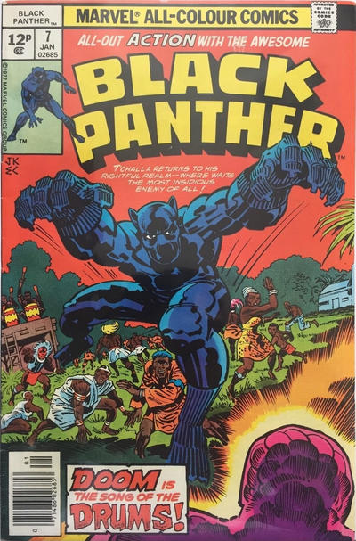 Cover for Black Panther (Marvel, 1977 series) #7 [British]