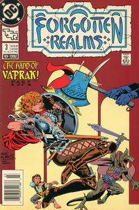 Cover Thumbnail for Forgotten Realms Comic Book (DC, 1989 series) #3 [Newsstand]