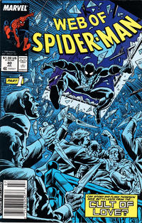 Cover Thumbnail for Web of Spider-Man (Marvel, 1985 series) #40 [Newsstand]