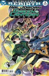 Cover Thumbnail for Hal Jordan and the Green Lantern Corps (DC, 2016 series) #3 [Rafa Sandoval / Jordi Tarragona Cover]