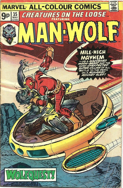 Cover for Creatures on the Loose (Marvel, 1971 series) #35 [British]